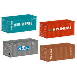 H0 4er-Set Container 20ft