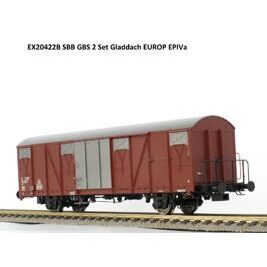 SBB Gbs 2er-Set Güterwagen Gb