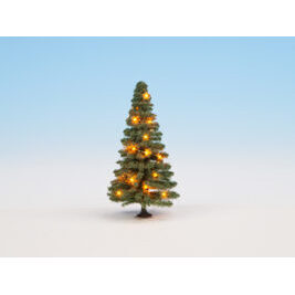 Beleuchteter Weihnachtsbaum,