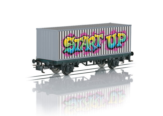H0 StartUp Container Graffiti
