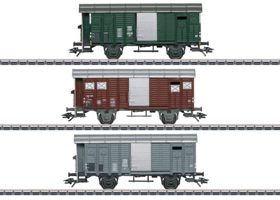 H0 3er-Set Güterwagen SBB